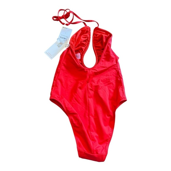 Good American Leilani One-Piece in Bright Poppy NWT - Picture 6 of 7